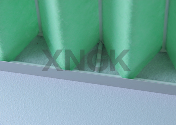 Customized Primary Air Filtration Filters , Flat Panel Air Filter White & Green Color