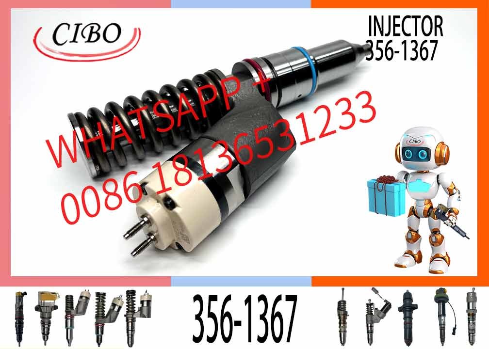 Common rail injector fuel injector 244-7716 294-3500 253-0619 356-1367 for C15 C18 Excavator C27 C32 3406E