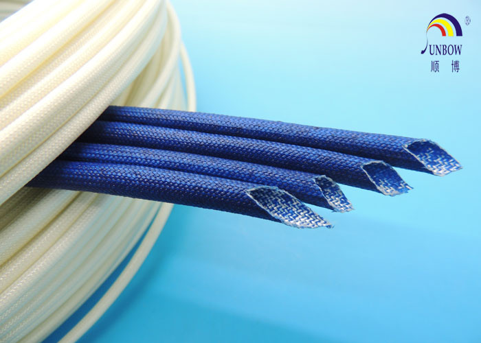 Insulation Colorful Acrylic Fiberglass Sleeving for Class F AC Motors / Generator / Transformer
