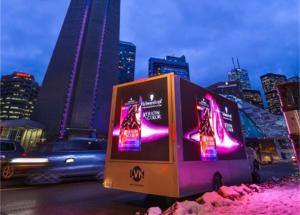 Wholesale Canada Truck Mobile Outdoor Advertising LED Display 6x3m 6000nits Brightniess from china suppliers