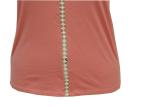 Women’ Casual Short Sleeve, 100% Cotton Jersey,Casual, Fit Size, Front Lace Tape