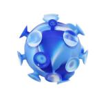 Multi Colored Baby Silicone Toys Suction Cup Ball For Children Party