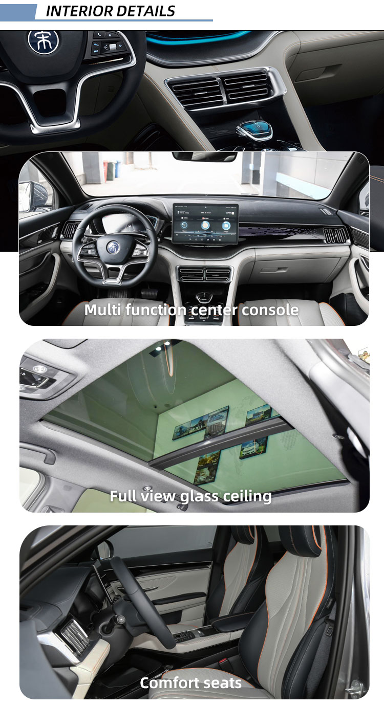 2022 Auto Byd Song Plus 60v 4000w 4 Wheel Electric Car New Cheap 4WD AWD Adults Electric Byd Yuan Tang Han Electric Cars
