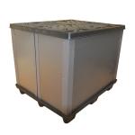 500kg Collapsible Plastic Coaming Box Coreflute Corrugated Crate