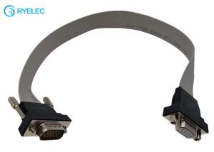Wholesale 15pin Male Female Plastic Connector VGA To VGA HDB15 Flexible Flat Ribbon Cable For Electronic from china suppliers