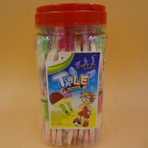 Wholesale Table Tennis Shape compressed candy milk chocolate strawberry flavor in on bottle from china suppliers