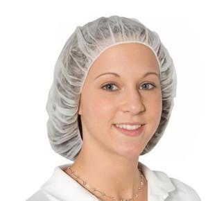 Wholesale White Blue Red Pink Nonwoven PP Hair Elastic Hairnet for Food Industry Beauty Salon SPA from china suppliers