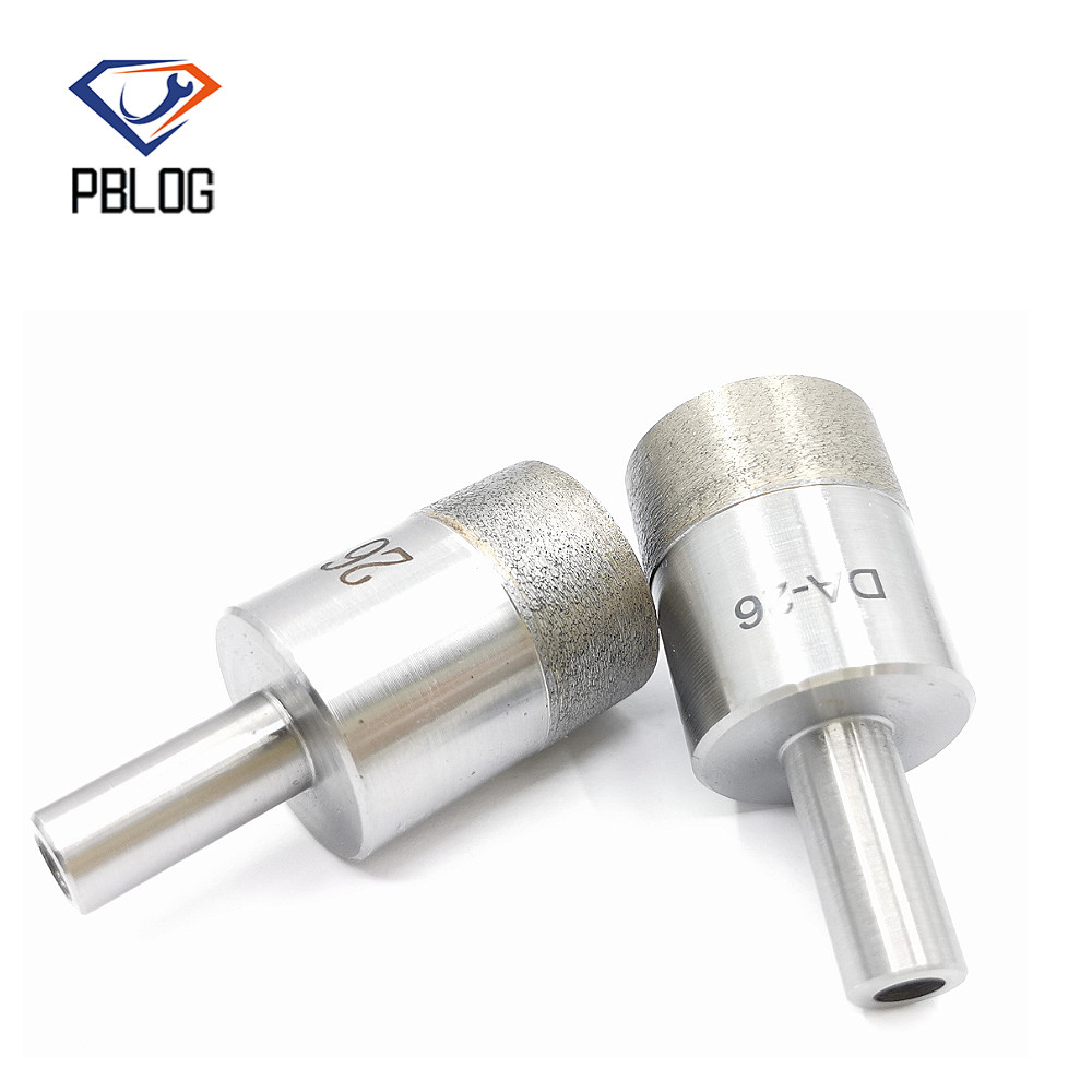 OEM Diamond Glass Drill Bits Sintered Straight Shank 12MM Diameter