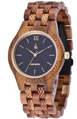 High quality made out of Purple heart wood fashion design men wood band watch