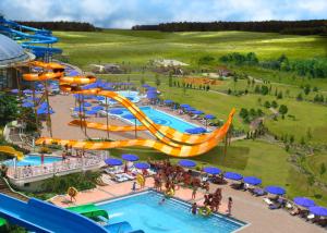 Wholesale Fiberglass Boomerango Water Slide Commercial Water Park Equipment UV Resistant from china suppliers