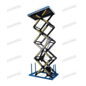 Wholesale 400kg Electric Stationary Scissor Lift Table Multi Scissor Max Height 4140mm from china suppliers