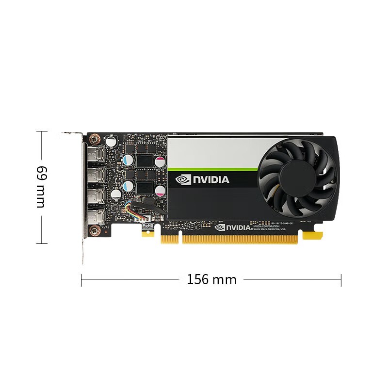 PCI 8G GPU Graphics Card Nvidia Quadro T 1000 For Workstation