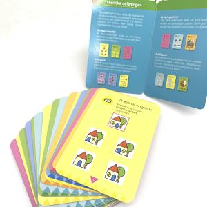 Wholesale 300gsm Coated Paper Kids Education Playing Cards Recyclable Matt Finished from china suppliers