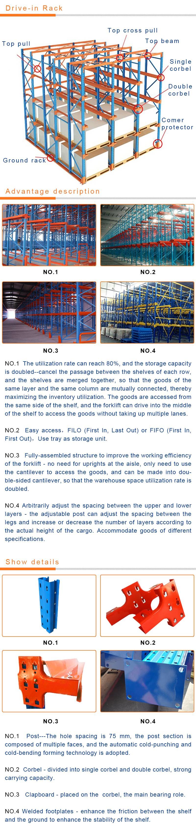 SKU Mobile Pallet Racking System CE