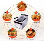 CE Approved 13.5L Capacity Fats Fryer for Commercial Fish Potato Plantain Chips
