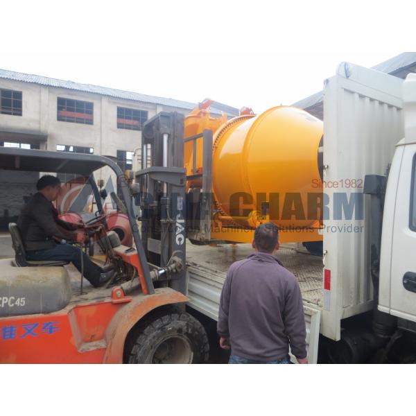 Hydraulic Engine Portable Concrete Drum JZC500 Concrete Mixer Machine 20m3/H