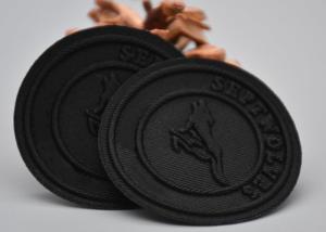 Wholesale Woven Fabric Heat Transfer Labels Embossed Logo For Clothing from china suppliers