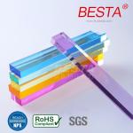 Semi Transparent Poly Colored Acrylic Sheets 2-60mm Wear Resistance