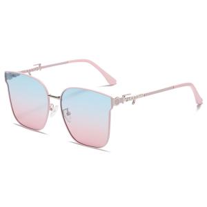 Wholesale CE Women'S Metal Sunglasses Polarized Customized Logo TAC Lens from china suppliers