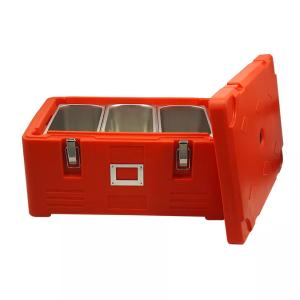 Wholesale Stainless Steel GN Insulated Food Pan Carrier Rotomold Plastic PE Thermal Box 30L from china suppliers