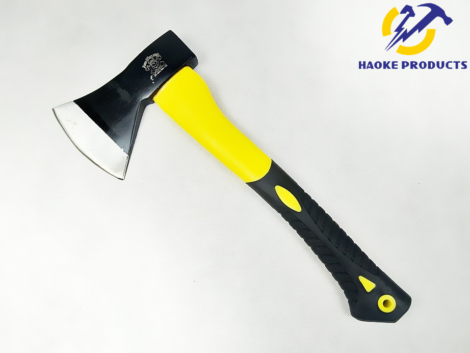 600G Size Forged Carbon Steel Materials Throwing Axe With Color TPR Handle (XL0136)