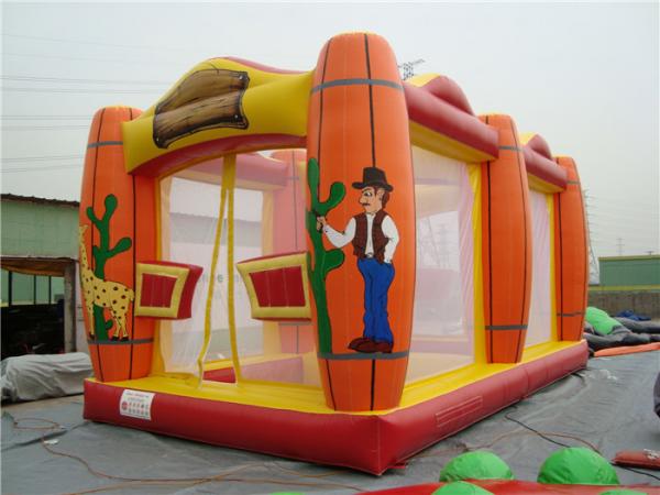 Quality Glof Games Sports Themed Bounce House , Sturdy Indoor Inflatable Bouncers for sale