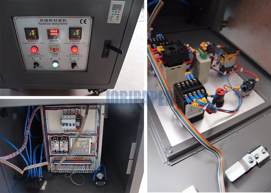 JR600 Hot Melt Glue Sealing And Packing Machine For Any Box
