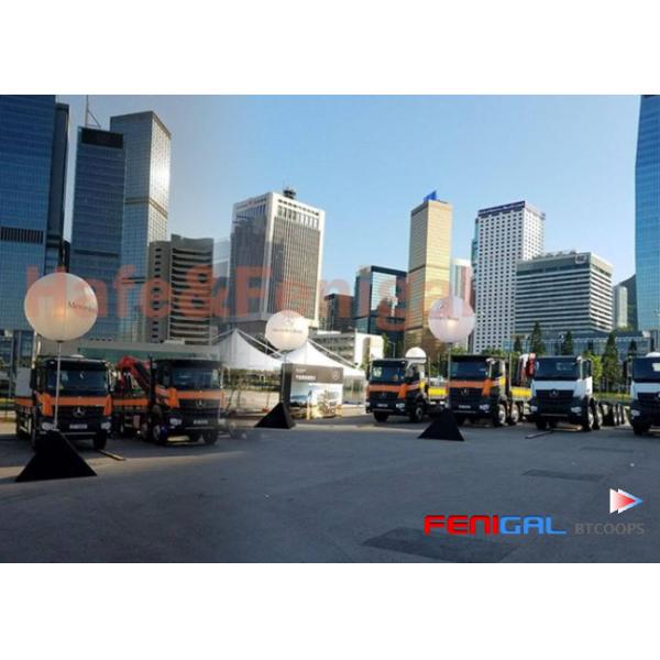 400w/800w RGB Inflatable LED event lighting balloon 90cm for Camping Party Outdoor Decoration