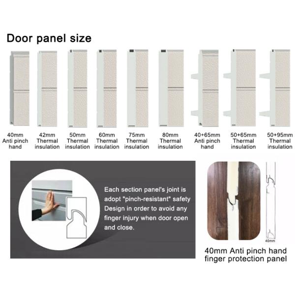 Modern Steel Sectional Garage Doors Overhead Insulated Flap Sliding Garage Door Prices