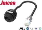 M19 Screw Locking PA66 Nylon Cat5e RJ45 Waterproof Connector