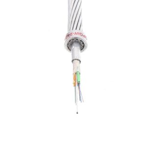 Wholesale Aerial G652D OPGW Fiber Optic Cable 24Core Single Mode Ground Wire from china suppliers
