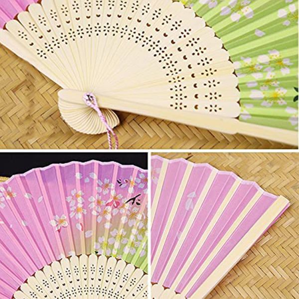 Eco-Friendly Traditional Chinese Bamboo Folding Fan For Decoration