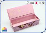 Classic Pink Hinged Lid Gift Box Baroque Style Pencil Case Jewelry Packaging