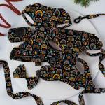 Personalized Cute Dog Collar Lead Set XL Dog Leads For Big Dogs