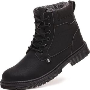 Wholesale Black EU38 Puncture Proof Cold Resistant Safety Boots Mens Steel Toe Winter Boots from china suppliers