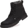 Buy cheap Black EU38 Puncture Proof Cold Resistant Safety Boots Mens Steel Toe Winter from wholesalers