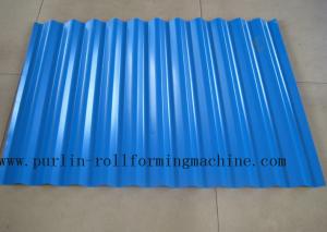 Wholesale PLC Steel Metal Roof Panel Roll Forming Machine , Roofing Sheet Roll Former 5 Ton from china suppliers