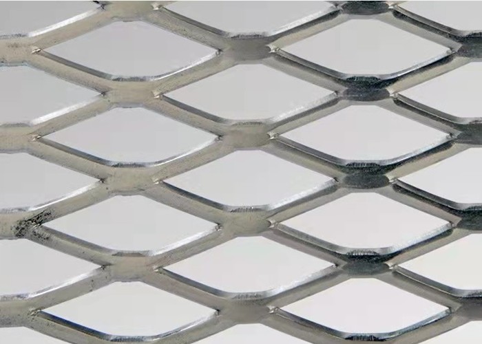 Flattened Stainless Steel Expanded Metal Sheet Corrosion Resistance