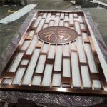 Customizable Size Stainless Steel Hotel Decoration Room Divider 201 304