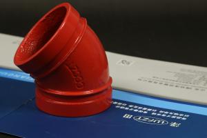 Wholesale Thickness 3mm Grooved Pipe Fittings Grooved 90 Elbow For Industrial from china suppliers