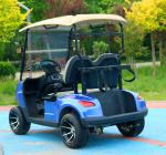 Luxury Rechargeable 2 Seater Golf Cart Lithium Ion Battery Golf Club Cart