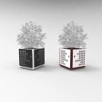 Europe Style 1030L*1030W*1000H Mm Garden Metal Flower Pots