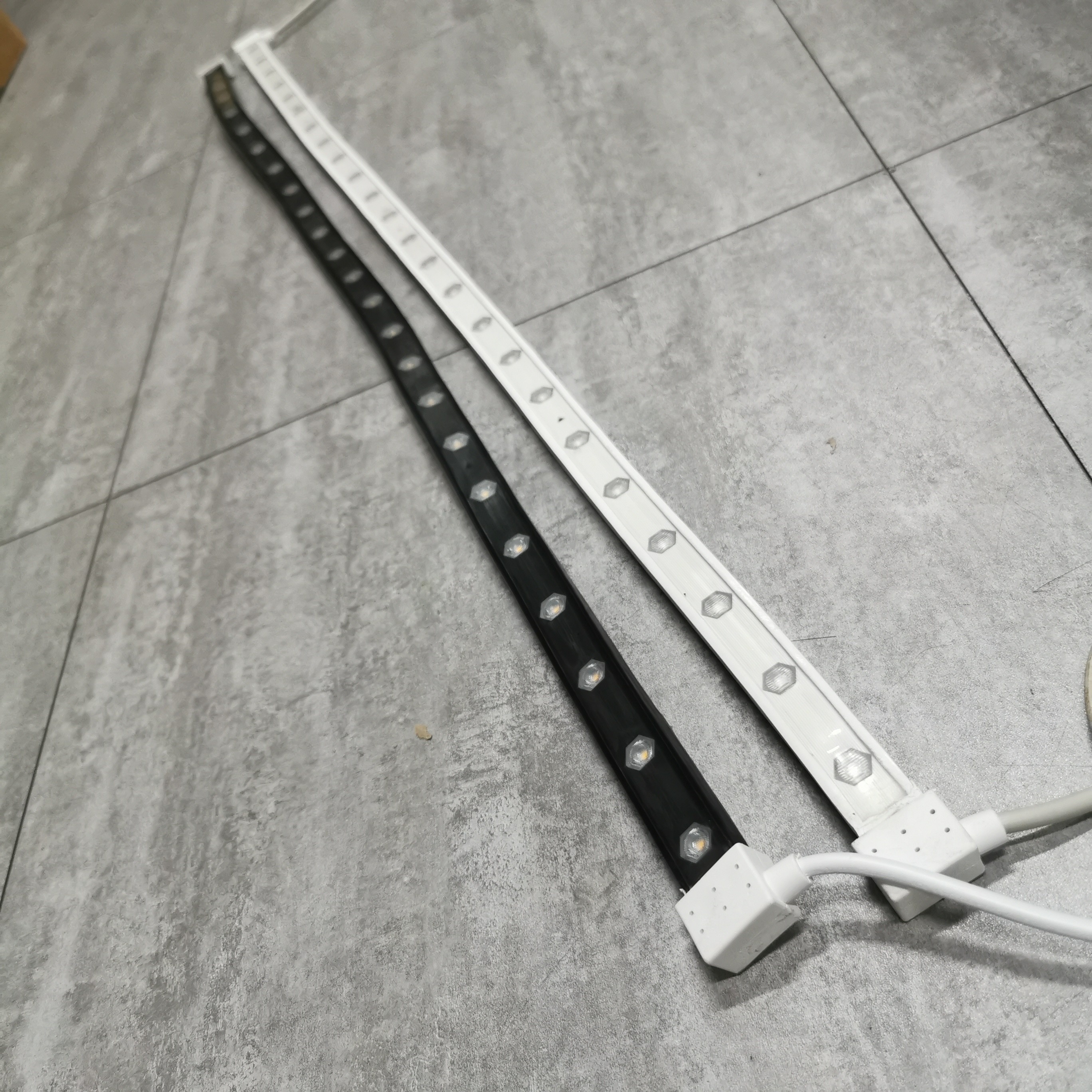 Black PVC Rope LED Landscape Lights Wall Wash Led Strip Flexible