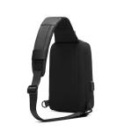 Black Gray 5L Shoulder Crossbody Mens Chest Sling Bag 0.53KG