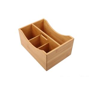 Wholesale Nature Bamboo Desk Organizer Utensil Holder For Kitchen from china suppliers