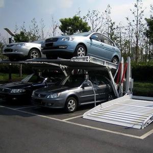 Wholesale 2 Post Tilting Mechanical Hydraulic Car Parking System Home Garage 2 Levels Lift from china suppliers