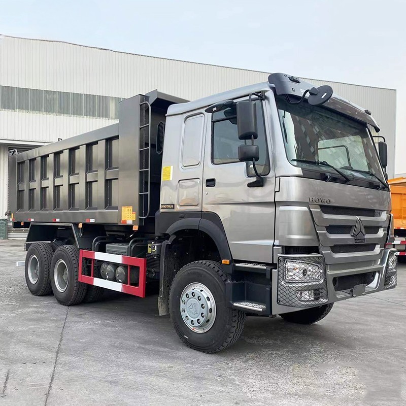 WD615.69/47 Engine 6x4 Sinotruk Dump Truck , 351-450hp Diesel Tipper Truck Used