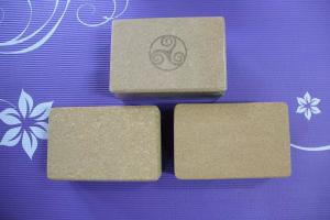 Wholesale 2015 wholesale custom logo printing cork foam bamboo yoga block from china suppliers