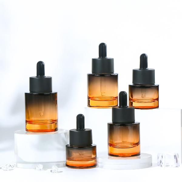 Wholesale 1oz 2oz Luxury Perfume Oil Dropper Bottle Custom Black Green Empty