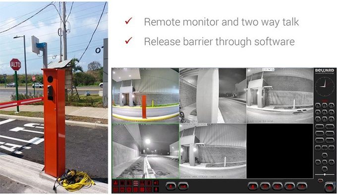 Remotely Control SIP Onvif 3.7mm 1.3MP Ip Door Entry System